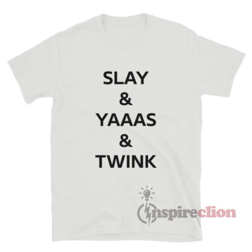 Slay And Yaaas And Twink T-Shirt