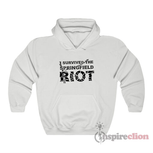 The Simpsons I Survived The Springfield Riot Hoodie