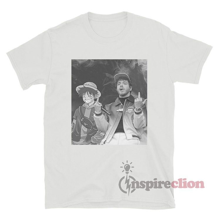 Jack Harlow Monkey D Luffy Anime x Rappers T-Shirt - Inspireclion