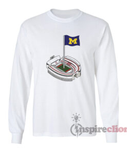 Michigan Football Ohio Stadium The Shoe Long Sleeves T-Shirt