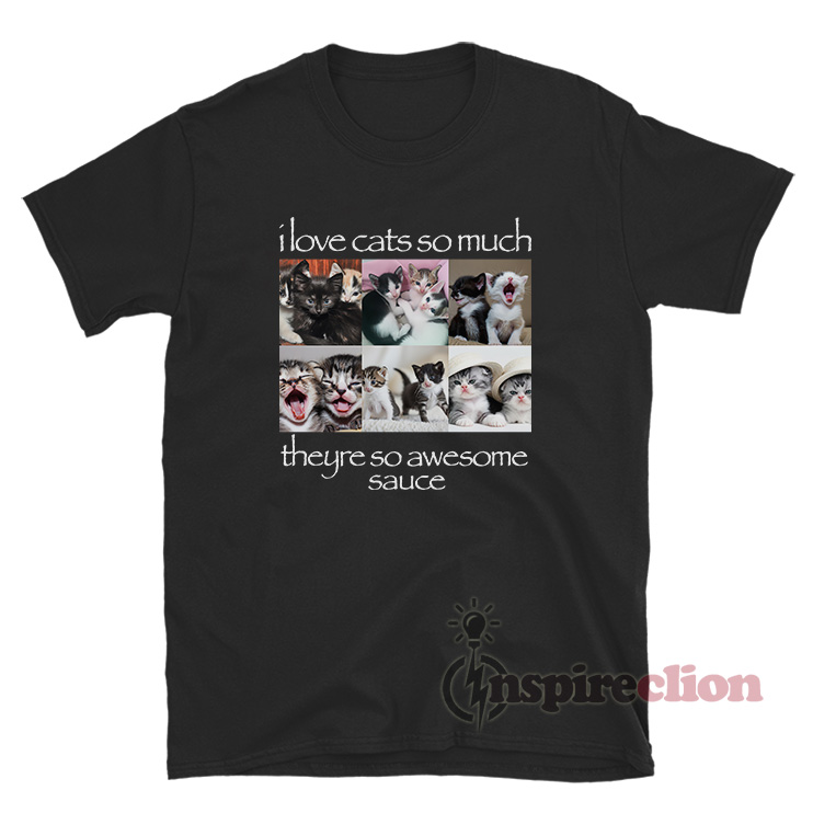 OsamaSon I Love Cats So Much T-Shirt - Inspireclion.com