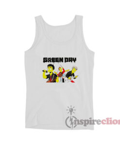 The Simpsons Green Day Poster Tank Top
