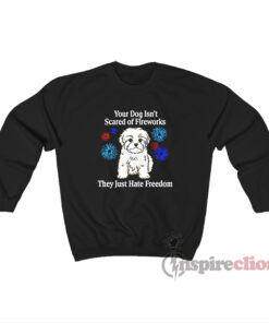 Your Dog Isn't Scared Of Fireworks Sweatshirt