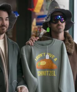 A Very Jonas Christmas Movie I Don't Give A Schnitzel Sweatshirt
