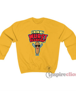 A Very Jonas Christmas Movie I'm On My Wurst Behavior Sweatshirt