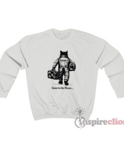 Artemis II Mission Cat Astronaut Gone To The Moon Sweatshirt