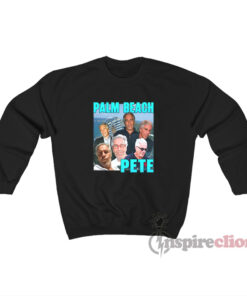 Palm Beach Pete Jeffrey Epstein Meme Parody Sweatshirt