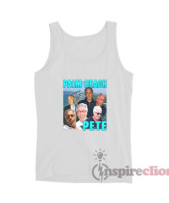 Palm Beach Pete Jeffrey Epstein Meme Parody Tank Top