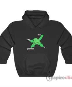 Ho rny Peless Frog In Distress Funny Hoodie