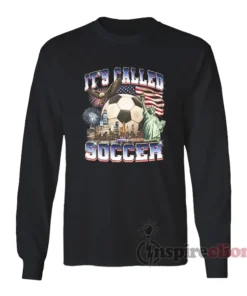 Vintage Style It's Called Soccer USA Long Sleeves T-Shirt