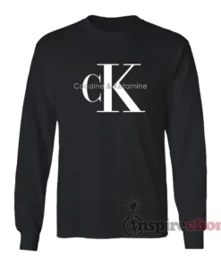 Cocaine And Ketamine CK Parody Long Sleeves T-Shirt