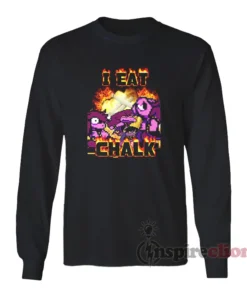 Deltarune Susie I Eat Chalk Long Sleeves T-Shirt