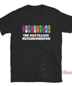 The Nostalgic Neighborhood Skateboard T-Shirt