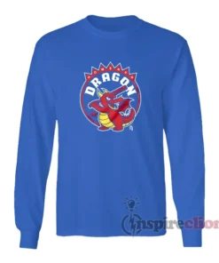 Toronto Blue Jays Homerun Dragon Logo Long Sleeves T-Shirt