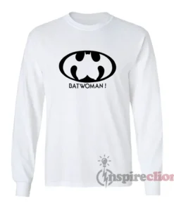 Vintage Batwoman Logo Parody Long Sleeves T-Shirt