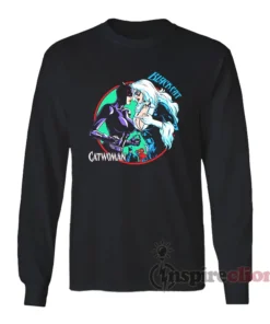 Catwoman Black Cat Spider-Man Batman Long Sleeves T-Shirt