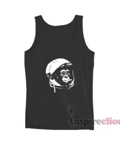 Astronaut Space Monkey Smoking A Cigarette Tank Top