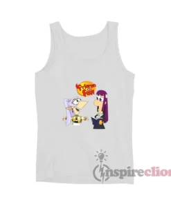 Frieren And Fern Phineas And Ferb Parody Tank Top