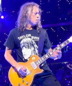 Kirk Hammett Wore A Taylor Is A Cia Psyop T-Shirt