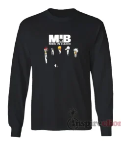 MIB Men In Bleach Parody Long Sleeves T-Shirt