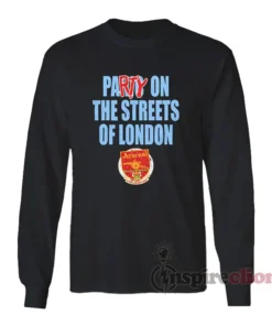 Party On Streets Of London Arsenal Fan Long Sleeves T-Shirt