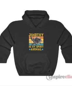 Raccoon Jimothy Spirit Animal Meme Vintage Hoodie