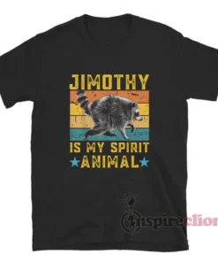 Raccoon Jimothy Spirit Animal Meme Vintage T-Shirt