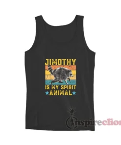 Raccoon Jimothy Spirit Animal Meme Vintage Tank Top