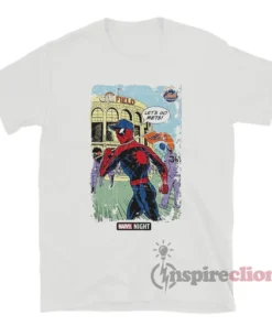 Spider-Man Brand New Day Night Citi Field Let's Go Mets T-Shirt