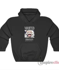 Wanted Dead Or Alive Luffy Poster Hoodie