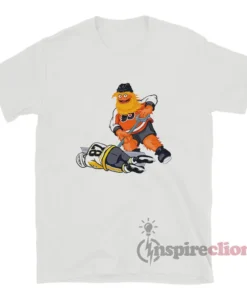 Philadelphia Flyers Gritty Shoveling Pittsburgh Penguins T-Shirt