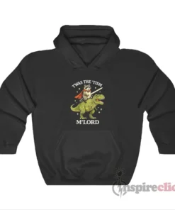 Raccoon Riding A T-Rex Twas The 'Tism M'lord Hoodie
