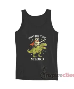 Raccoon Riding A T-Rex Twas The 'Tism M'lord Tank Top