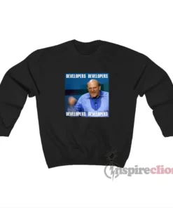 Steve Ballmer Developers Meme Sweatshirt