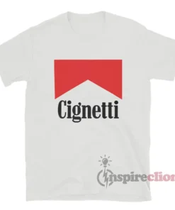 Cignetti Cigarette Logo Parody T-Shirt