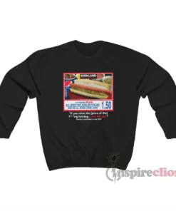 Costco All Beef Hot Dog Or Polish Sweatshirt