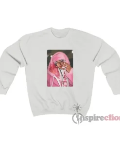 Hasan Piker Pink Fur Darializa Sweatshirt