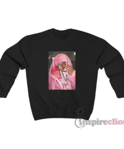 Hasan Piker Pink Fur Darializa Sweatshirt