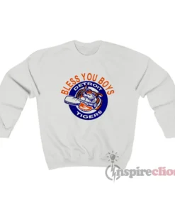 Home Improvemen Bless You Boys Detroit Tigers Sweatshirt