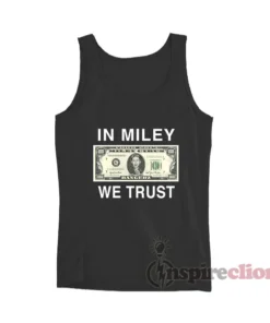 Miley Cyrus Bangerz In Miley We Trust Tank Top