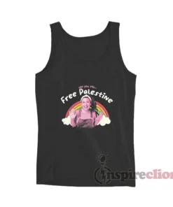 Ms Rachel Can You Say Free Palestine Tank Top