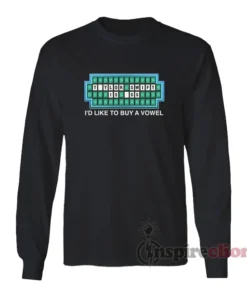 Taylor I'd Like To Buy A Vowel Meme Long Sleeves T-Shirt